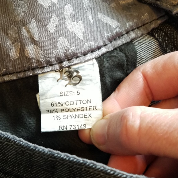 Lightweight BoomBoom Jeans  Black Stonewash - Picture 7 of 8